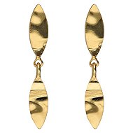 VICTORIA CRUZ Alpina Leaf gold (Ag925/1000, 1,2 g) - Earrings