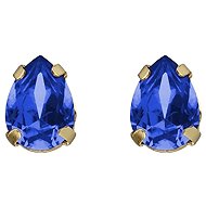 VICTORIA CRUZ Birthstone Sapphire(Ag925/1000, 1,3 g) - Earrings