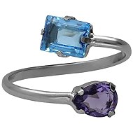 VICTORIA CRUZ Borea Aquamarine (Ag925/1000, 2,2 g) - Ring