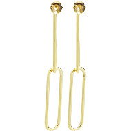 JSB Bijoux Linked ovals gold plated 92400521g (Ag925/1000, 3,14 g) - Earrings