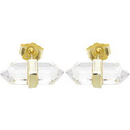 JSB Bijoux Crystal gold plated 92400529g-cr (Ag925/1000, 2,06 g) - Earrings