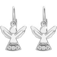 JSB Bijoux Small Angel with Cubic Zirconia Crystal 92400573cr (Ag925/1000, 1,7 g) - Earrings