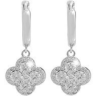 JSB Bijoux Cubic Zirconia Crystal Quatrefoil 92400591cr (Ag925/1000, 3,1 g) - Earrings