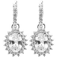 JSB Bijoux Large Decorated Cubic Zirconia Crystal Ovals 92400592cr (Ag925/1000, 5,64 g) - Earrings