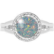 JSB Bijoux Opal with Swarovski Australian Shadow crystal stones 92700025aust (Ag925/1000, 2,3 g) - Ring