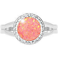 JSB Bijoux Opal with Swarovski crystal stones Peach Pastel 92700025pea (Ag925/1000, 2,3 g) - Ring