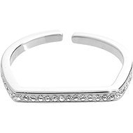 JSB Bijoux Straight with Swarovski Crystal 92700531cr (Ag925/1000, 1,6 g) - Ring
