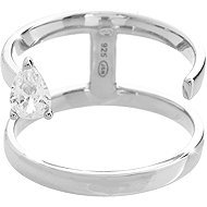 JSB Bijoux Double with Cubic Zirconia Drop Shaped Crystal 92700527cr (Ag925/1000, 3,63 g) - Ring