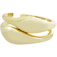 JSB Bijoux Double irregular shape gold plated 92700584g (Ag925/1000, 5,08 g) - Ring