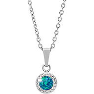 JSB Bijoux Opal with Swarovski crystal stones Belt 92300040pas (Ag925/1000, 1,86 g) - Necklace