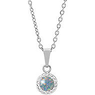 JSB Bijoux Opal with Swarovski Australian Shadow crystal stones 92300040aust (Ag925/1000, 1,86 g - Necklace