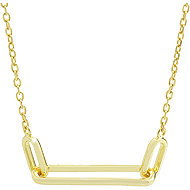 JSB Bijoux Interlocking ovals gold plated 92300521g (Ag925/1000, 3,52 g) - Necklace