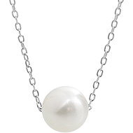 JSB Bijoux 8 mm Single River Pearl White 92300542wh (Ag925/1000, 2 g) - Necklace