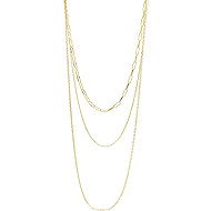JSB Bijoux Triple chain gold plated 92300585g (Ag925/1000, 6,35 g) - Necklace