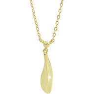 JSB Bijoux Oblong drop of irregular shape gold plated 92300587g (Ag925/1000, 2,17 g) - Necklace
