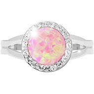 JSB Bijoux Opal with Swarovski Rose crystal stones 92700025ro (Ag925/1000, 2,3 g) - Ring