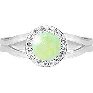 JSB Bijoux Opal with Swarovski Green crystal stones 92700040gr (Ag925/1000, 2,08 g) - Ring