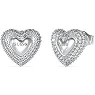 GUESS Ladies Silver Tone Earrings JUBE05020JWRHT/U - Earrings