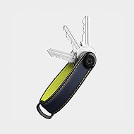 ORBITKEY Key Organiser Matte Leather - Cyber - Keychain