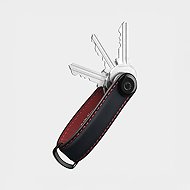 ORBITKEY Key Organiser Matte Leather - Ember - Keychain