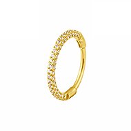 PININ Gold-Coloured Segment Ring with Gemstones for Ear - Piercing