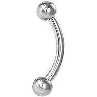 PININ Eyebrow Ring with External Thread, Polished – Curved Barbell - Piercing
