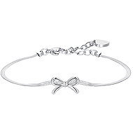LUCA BARRA Steel Bow Bracelet - Bracelet