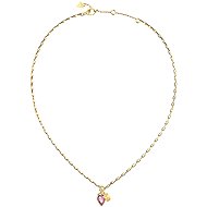 GUESS Crystal Love Ladies Gold Tone Necklace JUBN06359JWYGPKT/U - Necklace