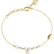 GUESS Pearly Ladies Gold Tone Bracelet JUBB06481JWYGS - Bracelet