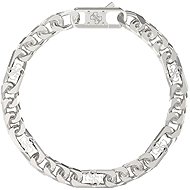 GUESS 4G Frontiers Gents Silver Tone Bracelet JUMB06034JWSTS - Bracelet