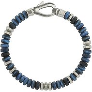 GUESS Life In Tokyo Gents Silver Tone Bracelet JUMB06092JWSTJBL - Bracelet