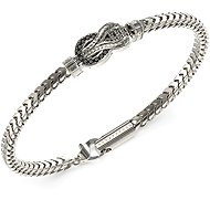 GUESS Sailor Knot Gents Silver Tone Bracelet JUMB05028JWSTS - Bracelet