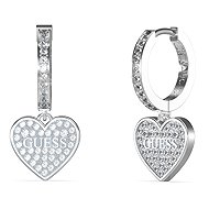 GUESS Huggie Me Ladies Silver Tone Earrings JUBE03136JWRHT/U - Earrings