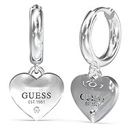 GUESS Huggie Me Ladies Silver Tone Earrings JUBE03145JWRHT/U - Earrings