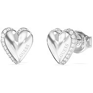 GUESS By Your Side Ladies Silver Tone Earrings JUBE06092JWRHT/U - Earrings