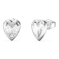 GUESS Crystal Love ladies silver-tone earrings JUBE06361JWRHT/U - Earrings