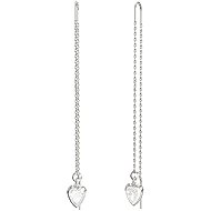 GUESS Crystal Love ladies silver tone earrings JUBE06364JWRHT/U - Earrings