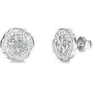 GUESS Morning Grace Ladies Silver Tone Earrings JUBE06381JWRHT/U - Earrings