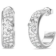 GUESS 4G Supreme Ladies Silver Tone Earrings JUBE06402JWRHT/U - Earrings