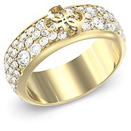GUESS 4G Supreme Ladies Gold Tone Ring JUBR06403JWYG56 Size 56 - Ring