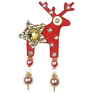  Mini brooch Deers - Lady  - Brooch