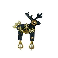  Large brooch Deers - Black Swan  - Brooch