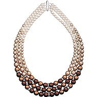 Brown pearl necklace 32009.3 (925/1000, 113.2g) - Necklace