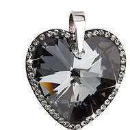 Silver Night Pendant Decorated with Swarovski Crystals 34138.5 (925/1000; 12g) - Charm