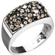 Decorated with Swarovski Colorado Elements (925/1000; 5g) size 58 - Ring