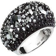 Ring decorated with Swarovski Hematite crystals 35028.5 - Ring