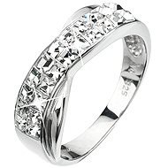 Ring Decorated with Swarovski Crystals 35040.1 (925/1000; 3.2g) Size 56 - Ring
