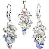 Crystal AB Set Decorated Swarovski Crystals (925/1000, 8.8g) - Jewellery Gift Set