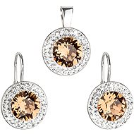Swarovski Elements Lm. Sm. topaz (925/1000; 5 g) - Jewellery Gift Set