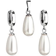 SWAROVSKI ELEMENTS Swarovski Elements Biela perla (925/1000; 6,2 g) - Darčeková sada šperkov